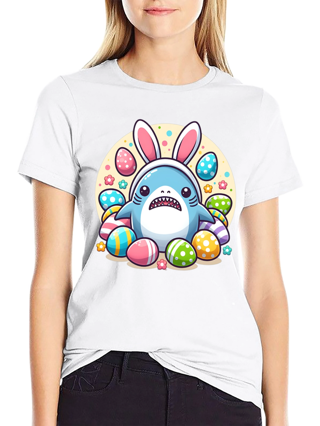 Easter Shark Bunny T-Shirt