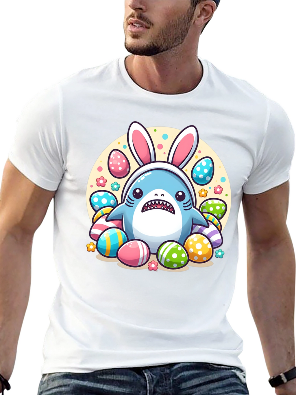 Easter Shark Bunny T-Shirt