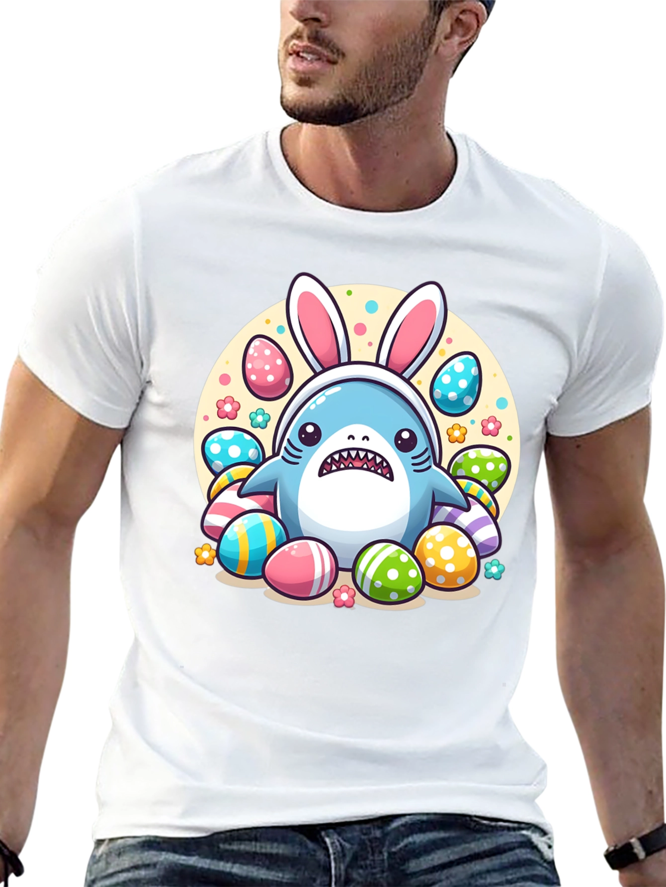 Easter Shark Bunny T-Shirt