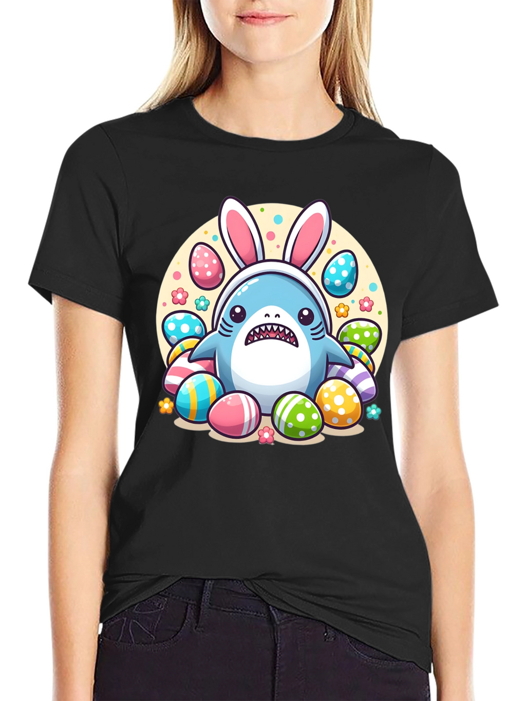 Easter Shark Bunny T-Shirt