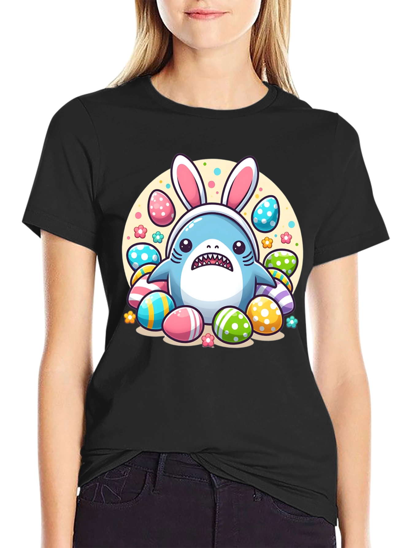 Easter Shark Bunny T-Shirt
