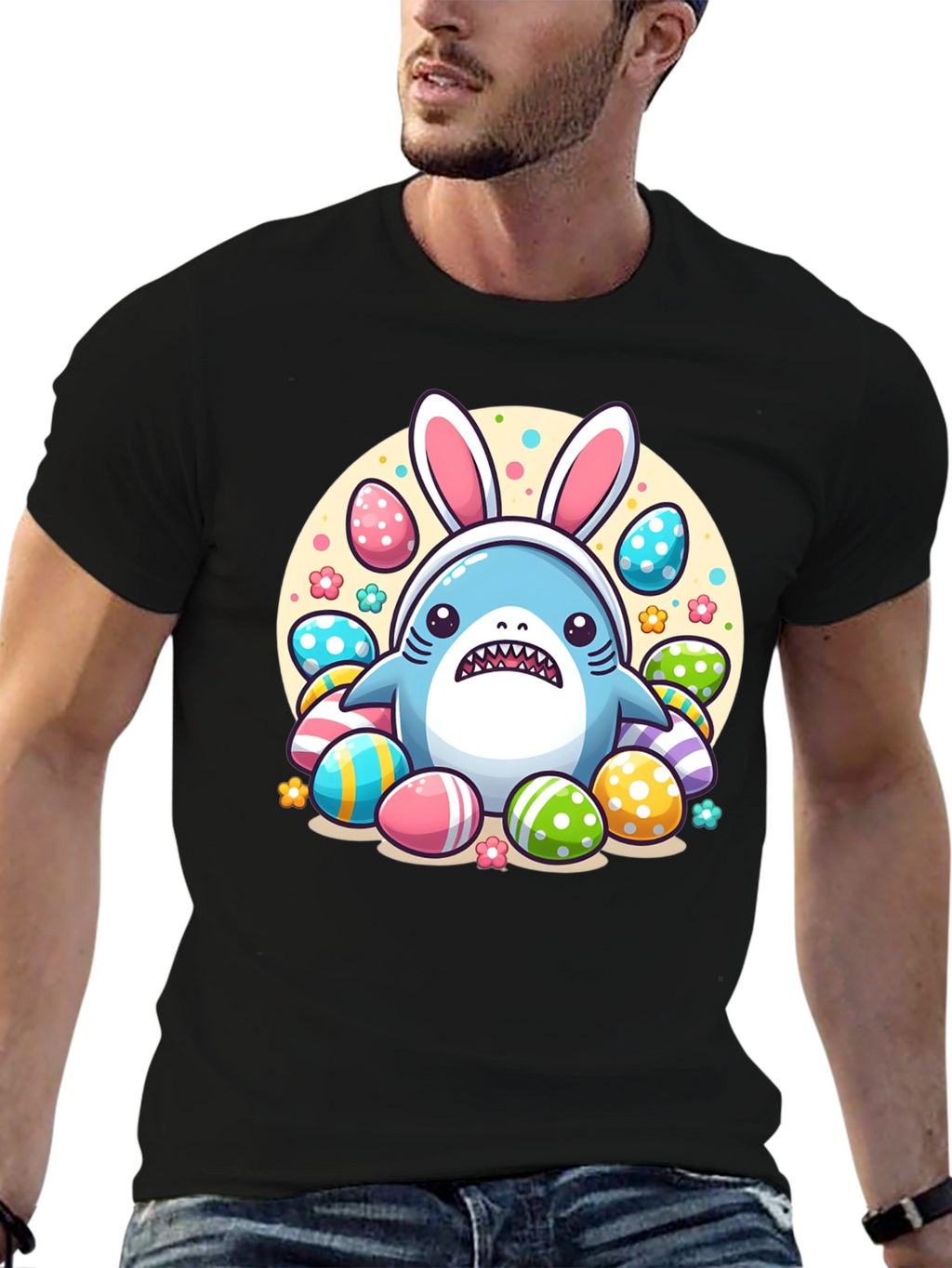 Easter Shark Bunny T-Shirt