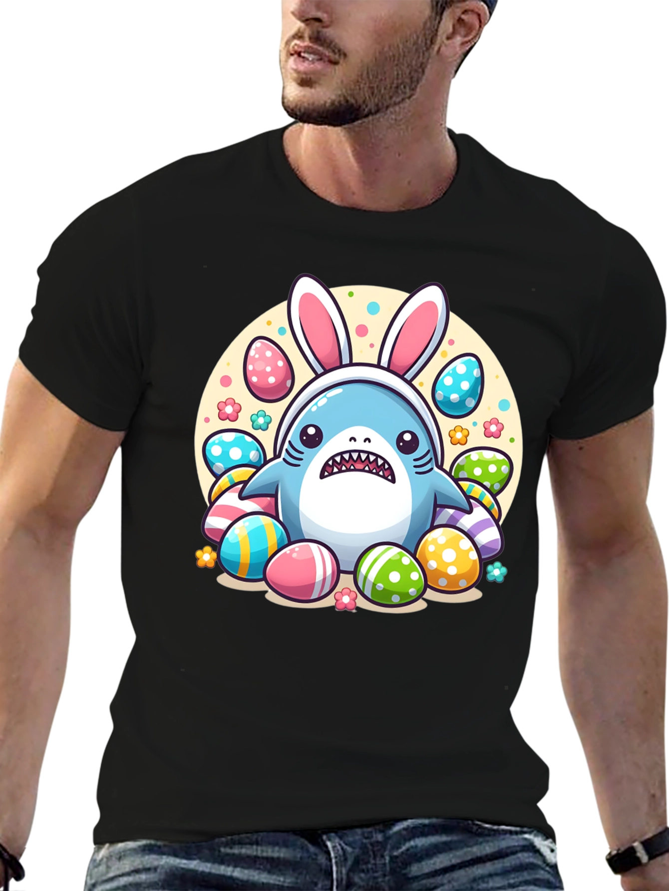 Easter Shark Bunny T-Shirt