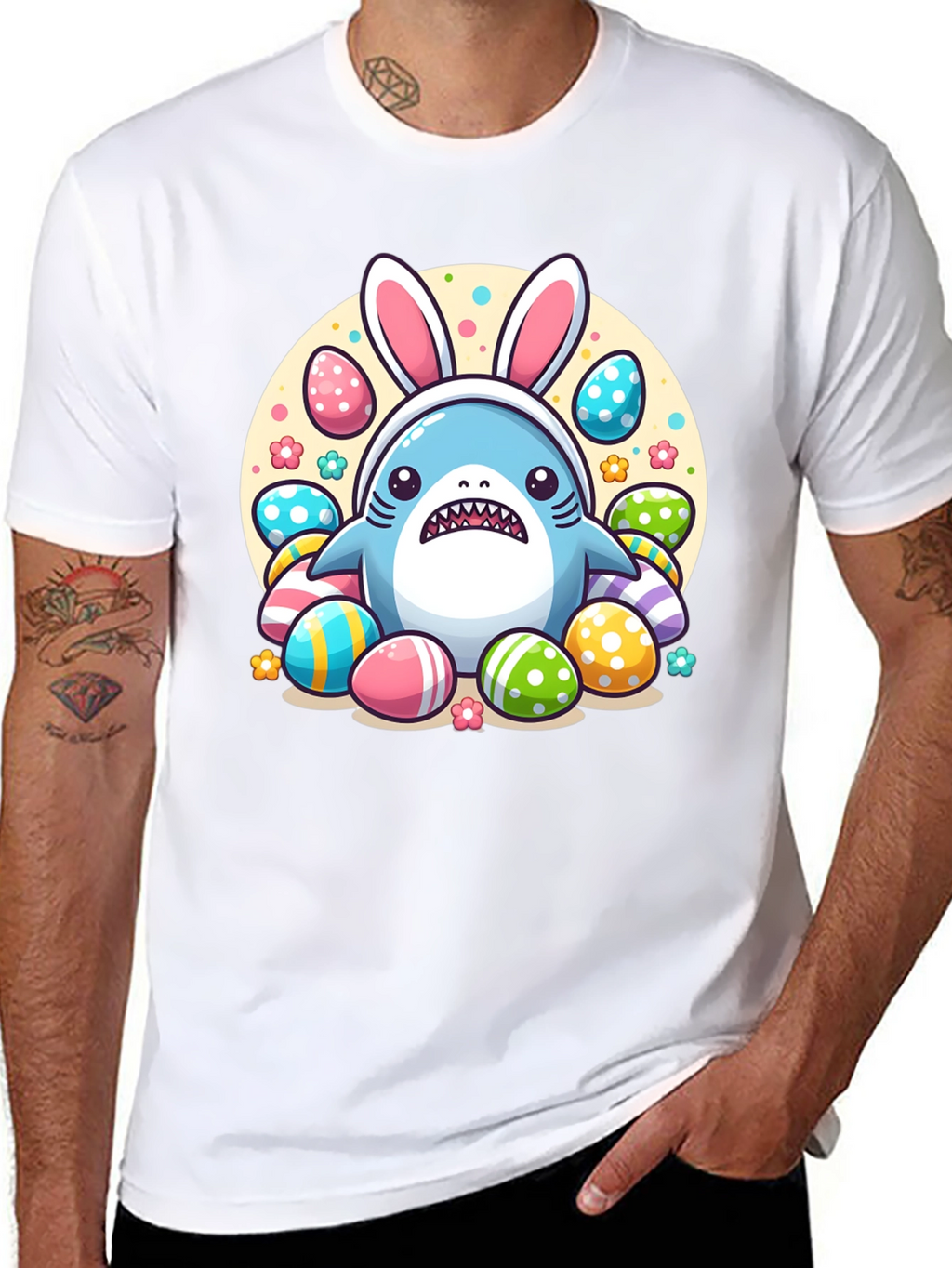 Easter Shark Bunny T-Shirt