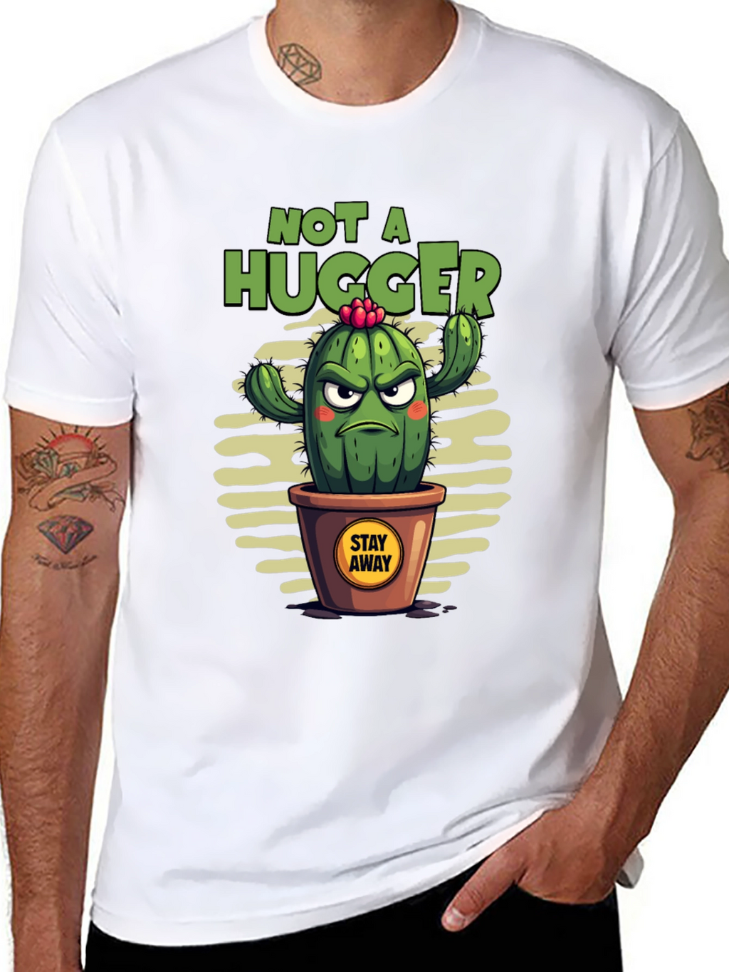 Not a Hugger Graphic T-Shirt