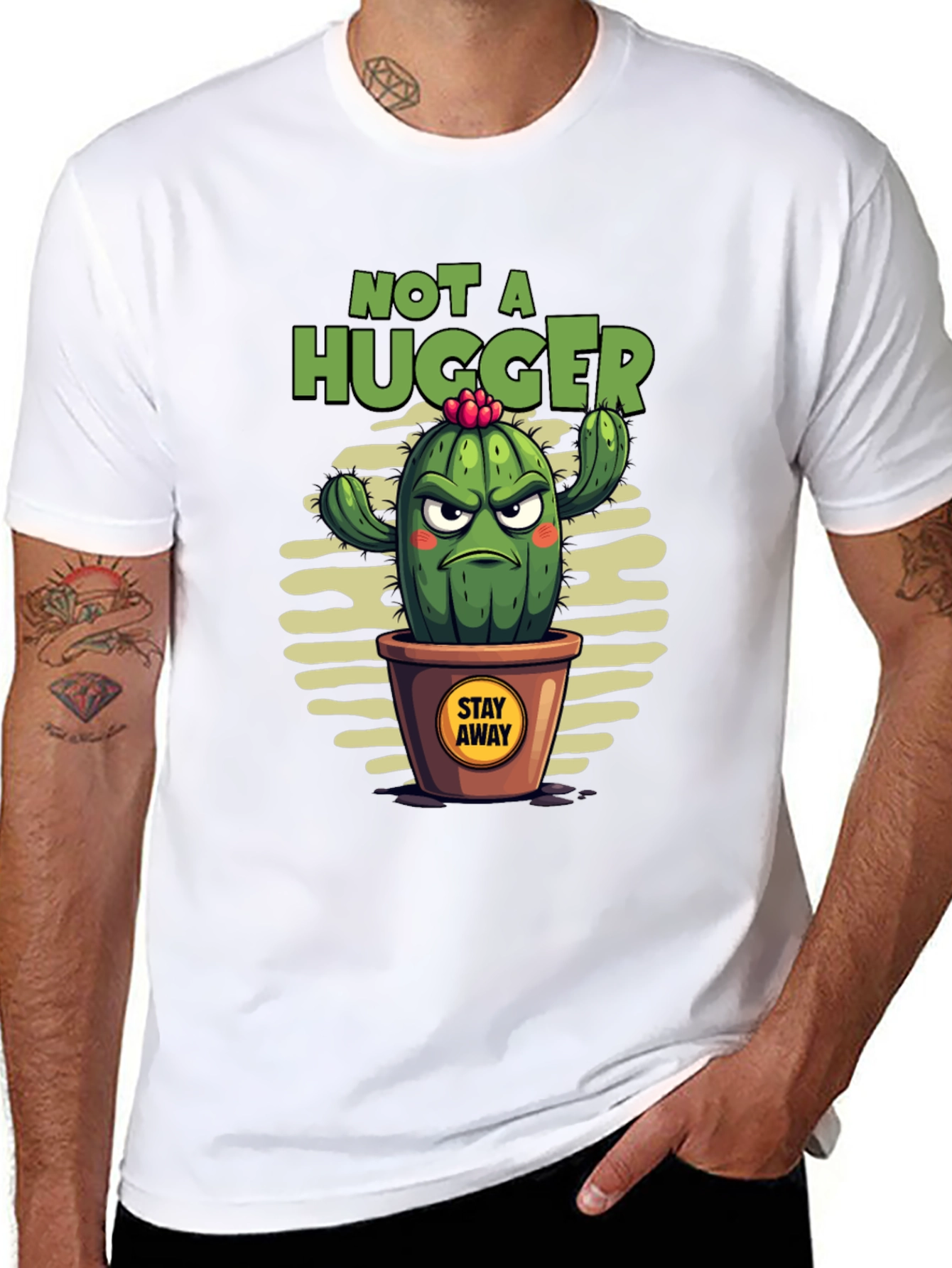Not a Hugger Graphic T-Shirt