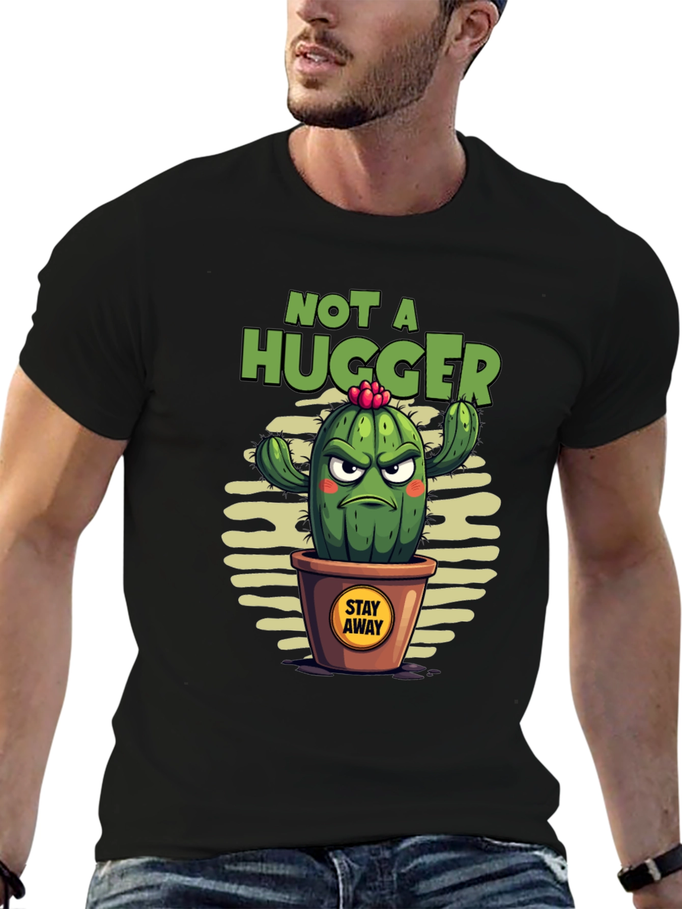 Not a Hugger Graphic T-Shirt