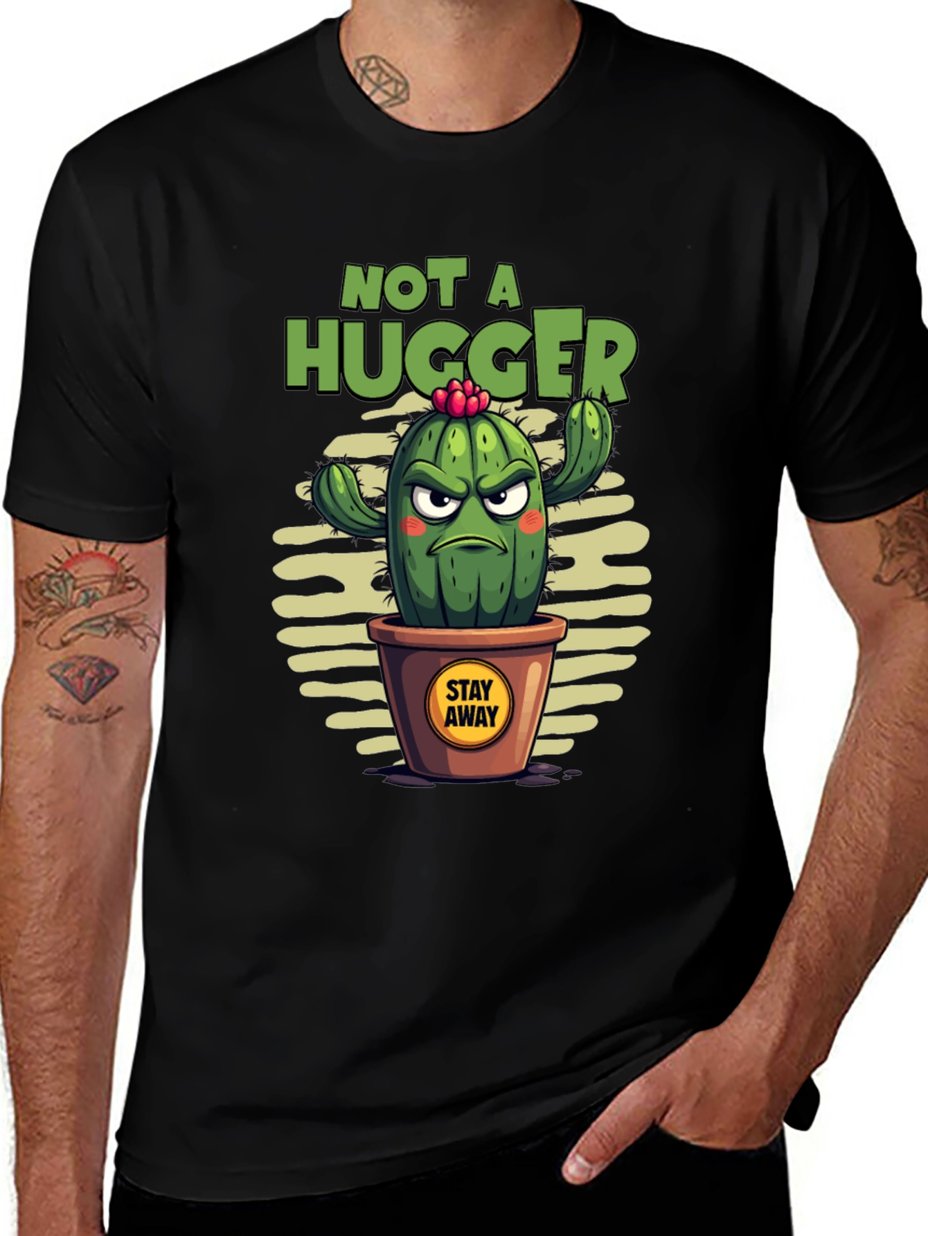 Not a Hugger Graphic T-Shirt