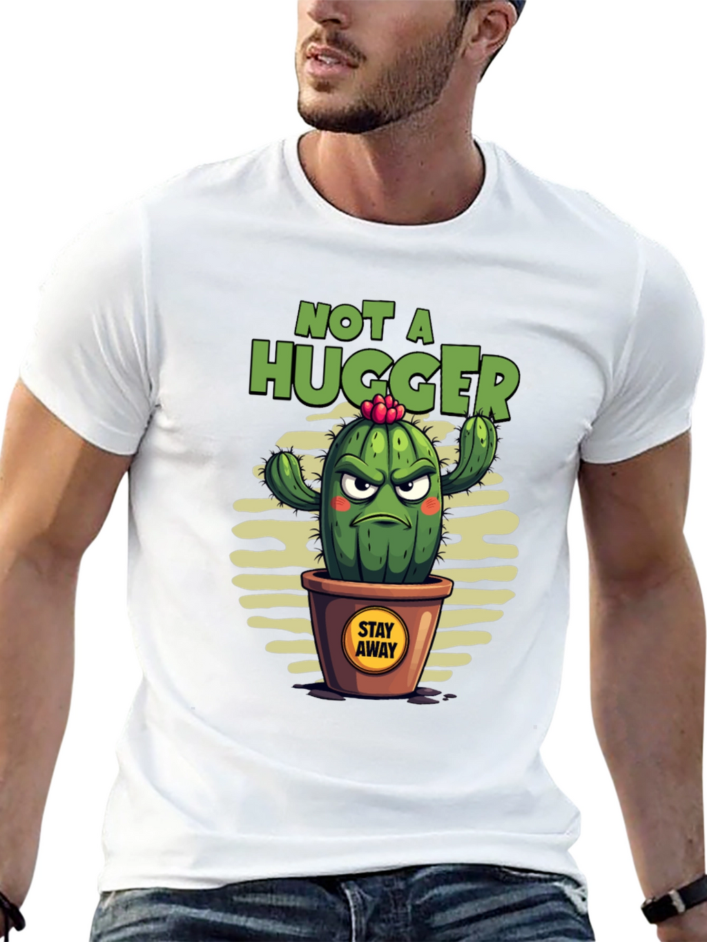 Not a Hugger Graphic T-Shirt