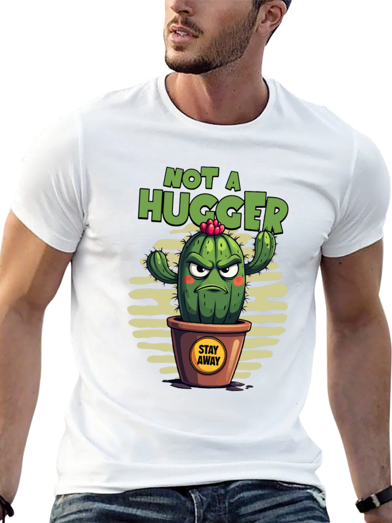 Not a Hugger Graphic T-Shirt