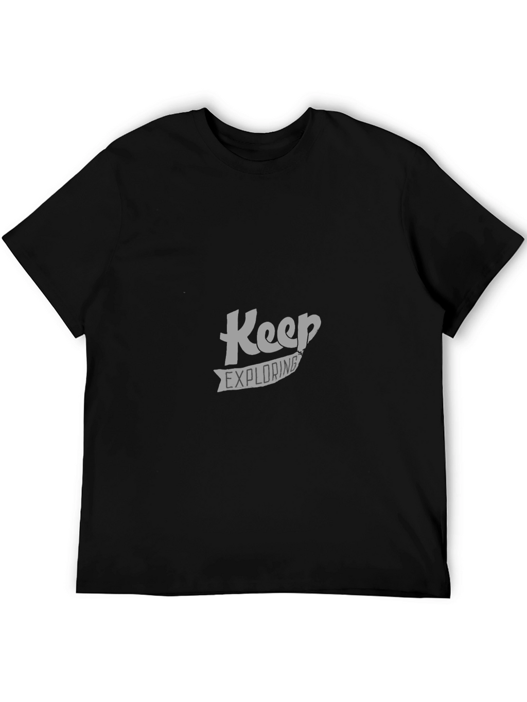 Keep Exploring Black T-Shirt