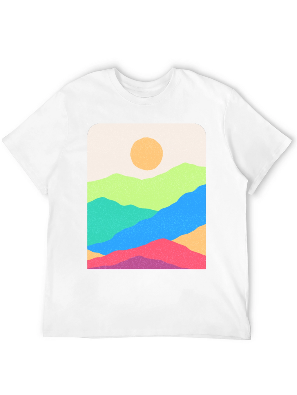 Mountain View Graphic Tee - Stylish Black T-Shirt