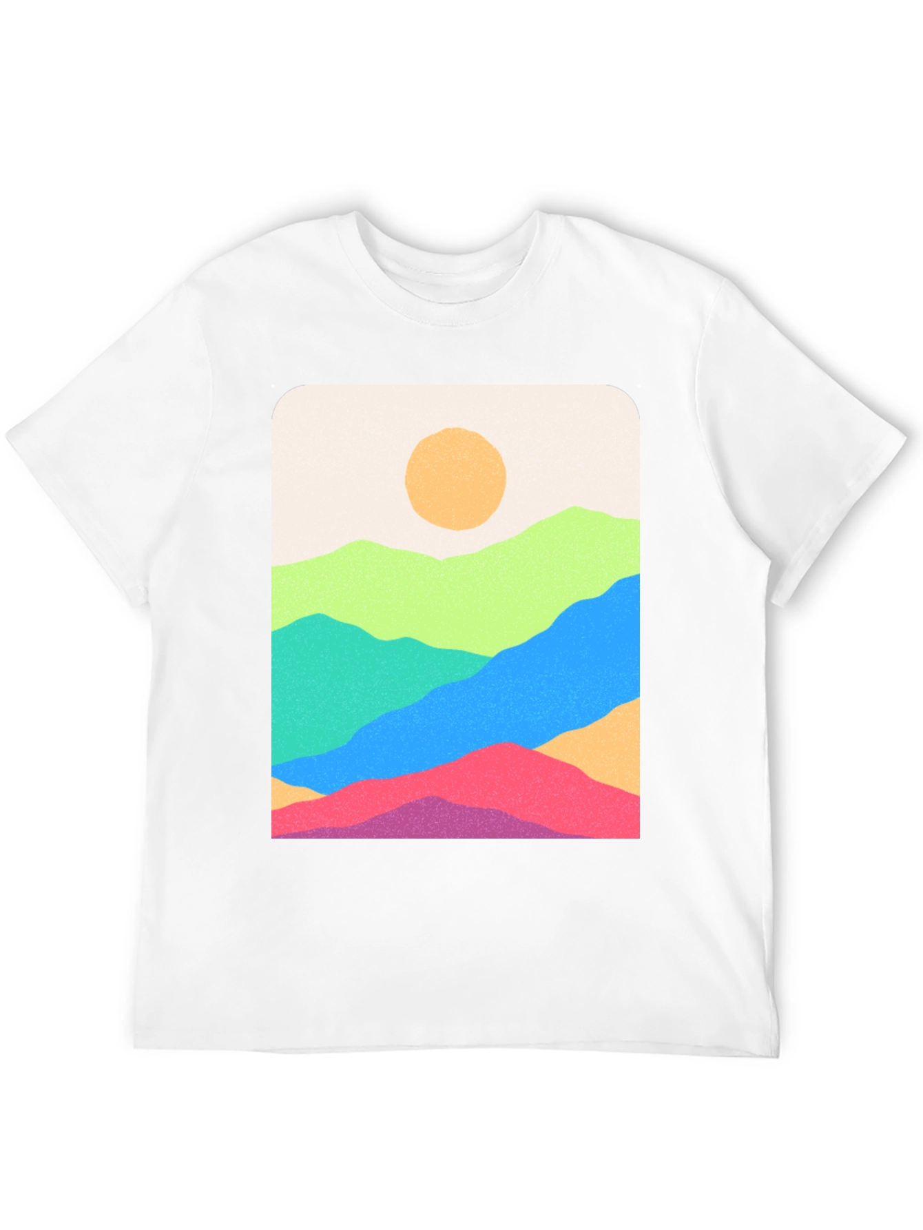 Mountain View Graphic Tee - Stylish Black T-Shirt