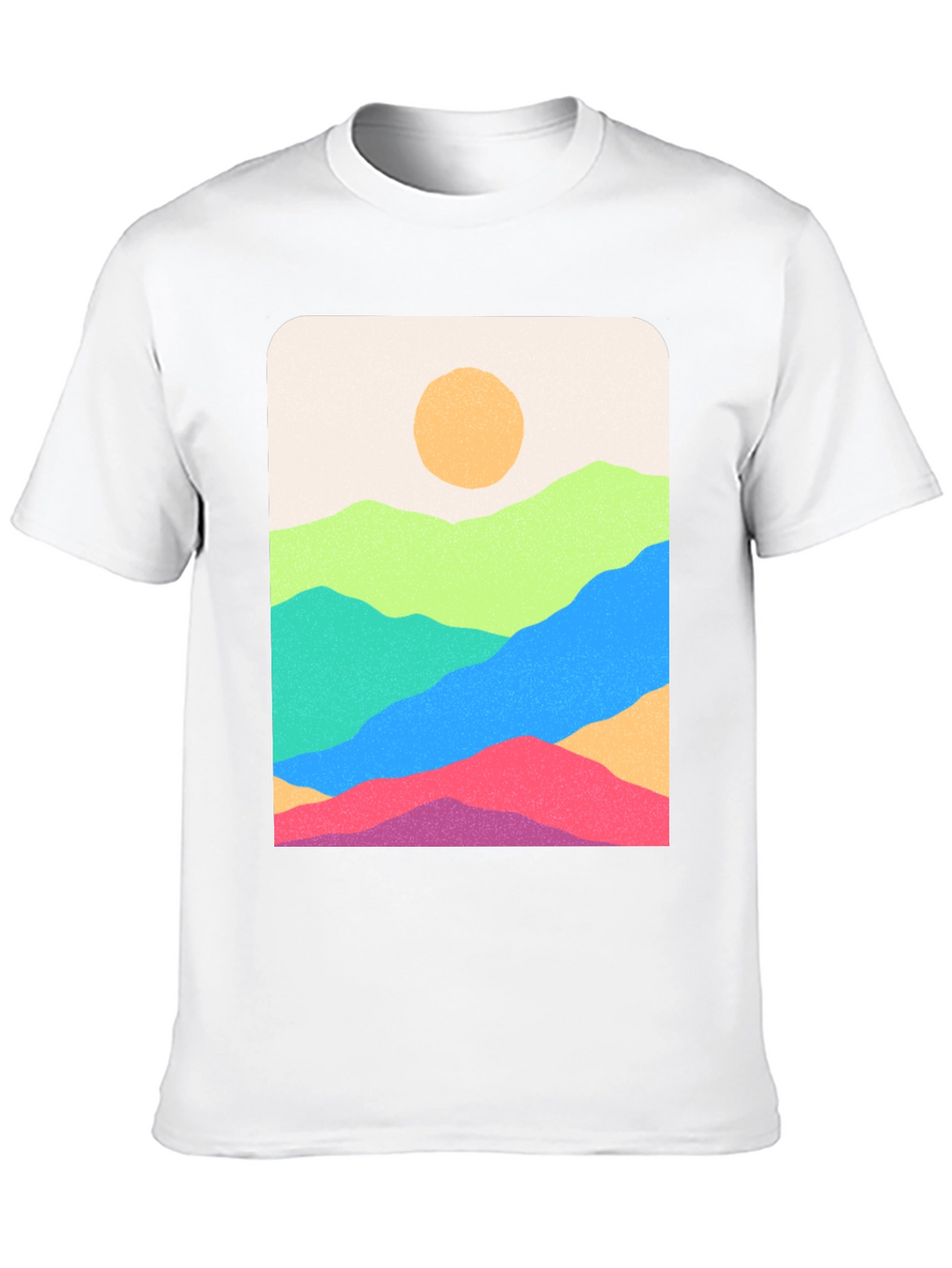 Mountain View Graphic Tee - Stylish Black T-Shirt
