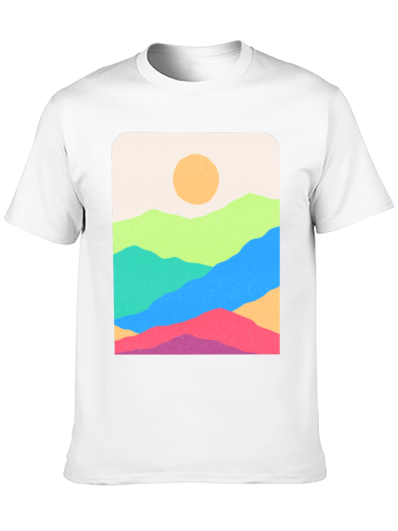 Mountain View Graphic Tee - Stylish Black T-Shirt