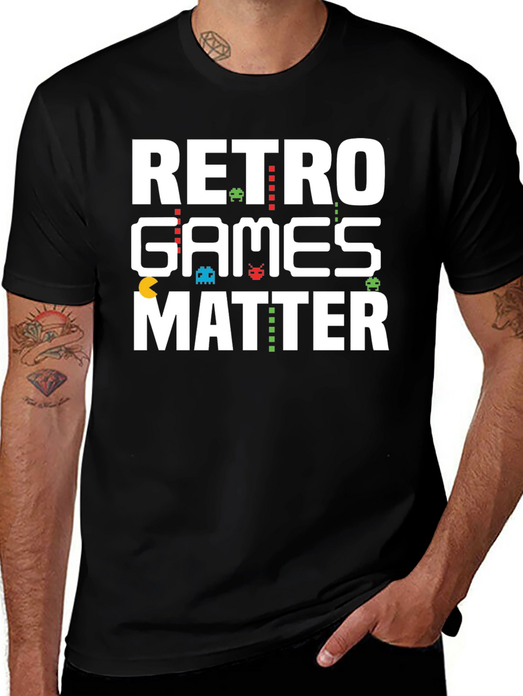 Retro Games Matter Graphic T-Shirt