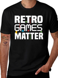 Retro Games Matter Graphic T-Shirt