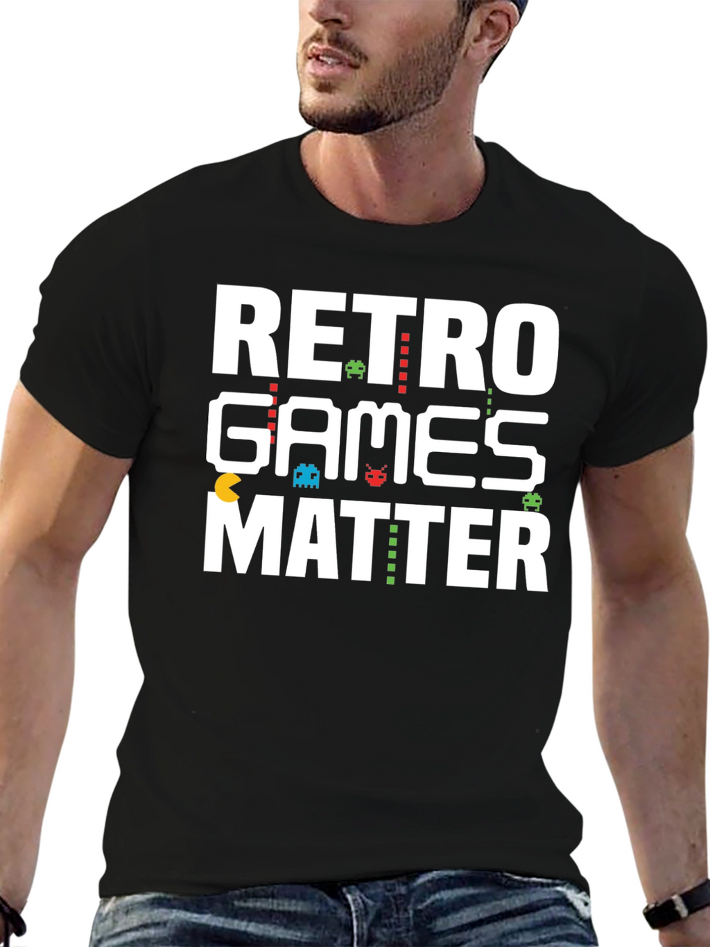 Retro Games Matter Graphic T-Shirt