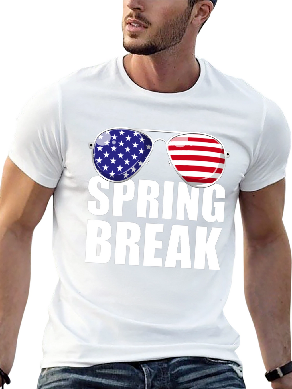 Spring Break Sunglasses Graphic T-Shirt