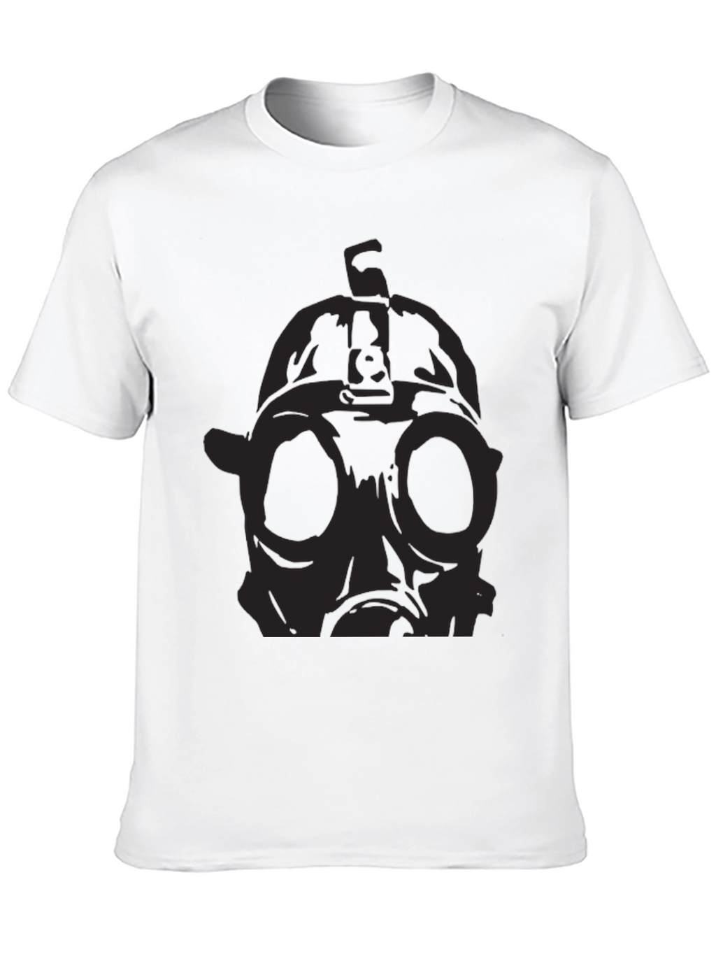 Gas Mask Graphic Black T-Shirt