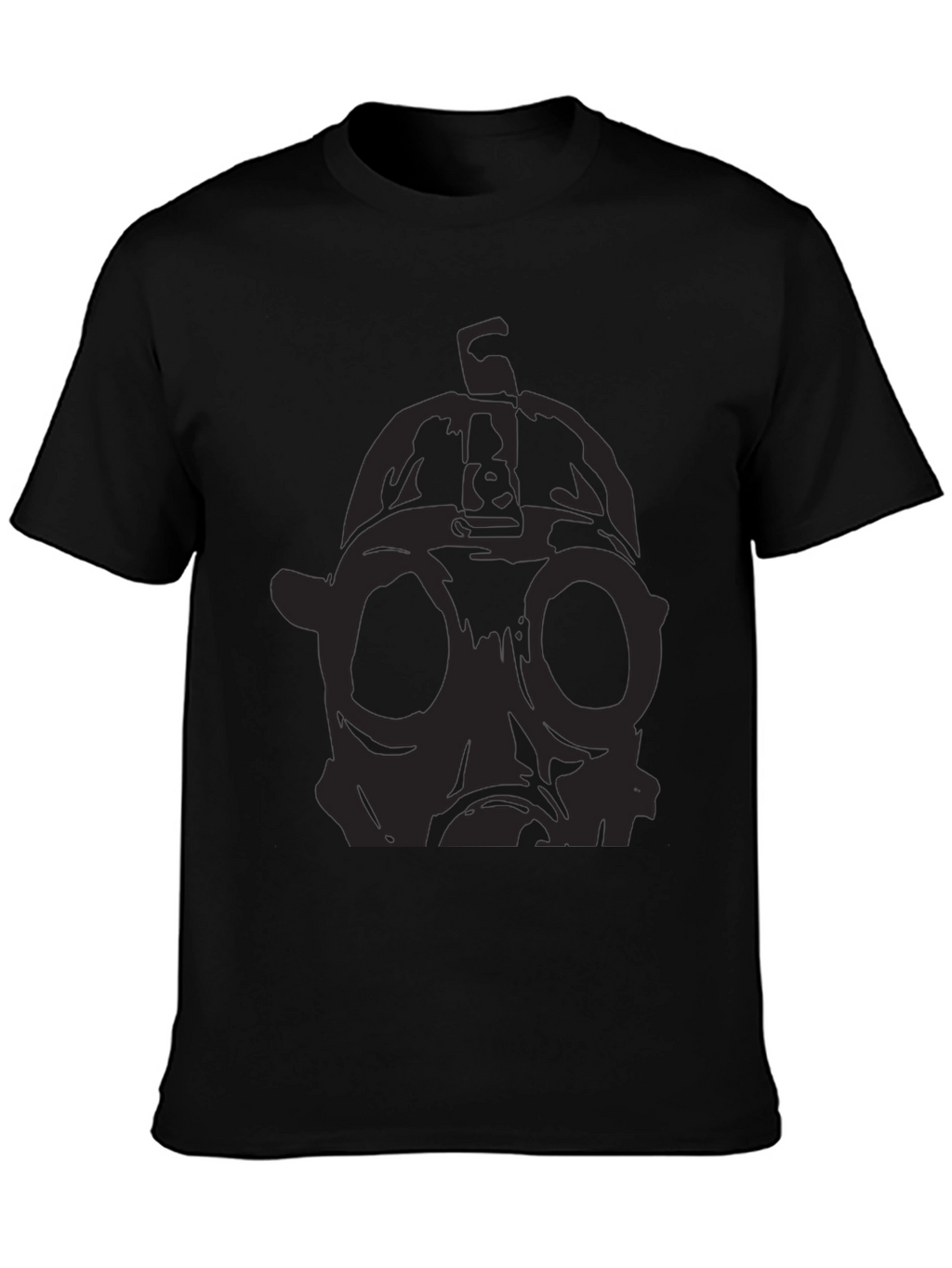 Gas Mask Graphic Black T-Shirt