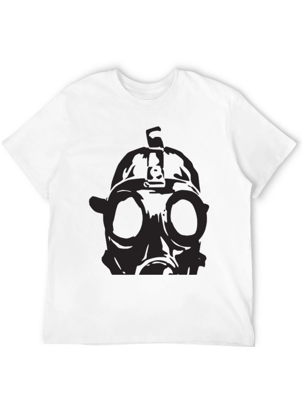 Gas Mask Graphic Black T-Shirt