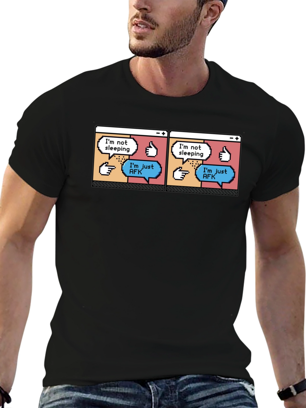 Im Not Sleeping Just AFK T-Shirt