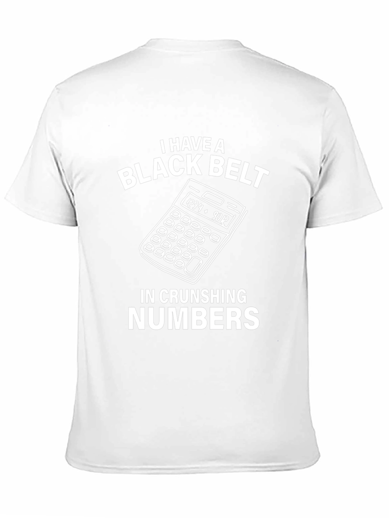 Black Belt in Crunching Numbers T-Shirt