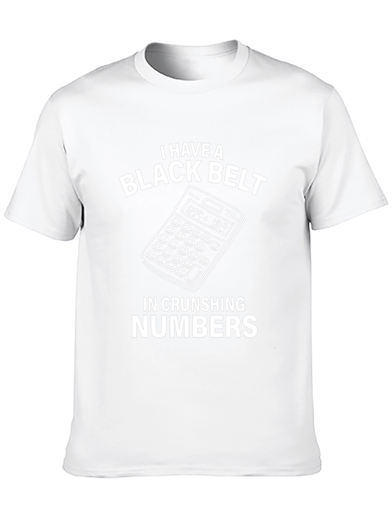 Black Belt in Crunching Numbers T-Shirt