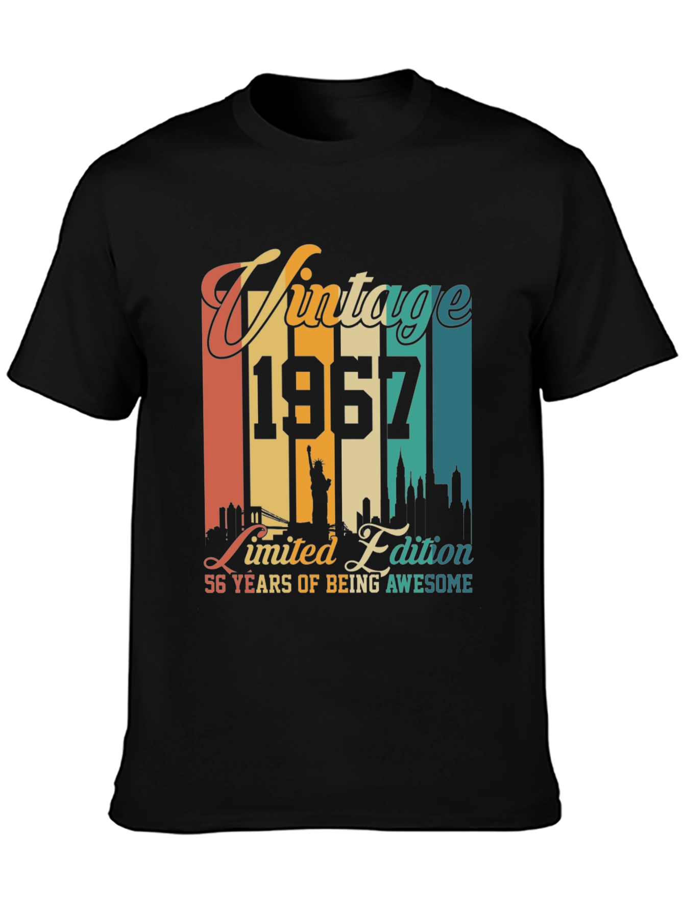 Vintage 1967 Limited Edition 56th Birthday T-Shirt