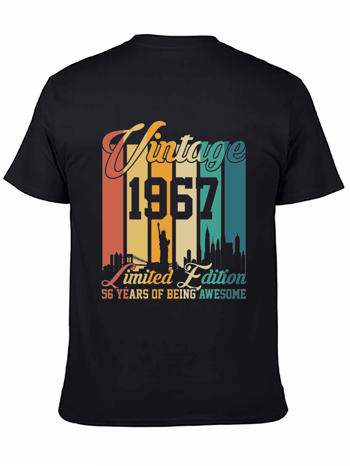 Vintage 1967 Limited Edition 56th Birthday T-Shirt