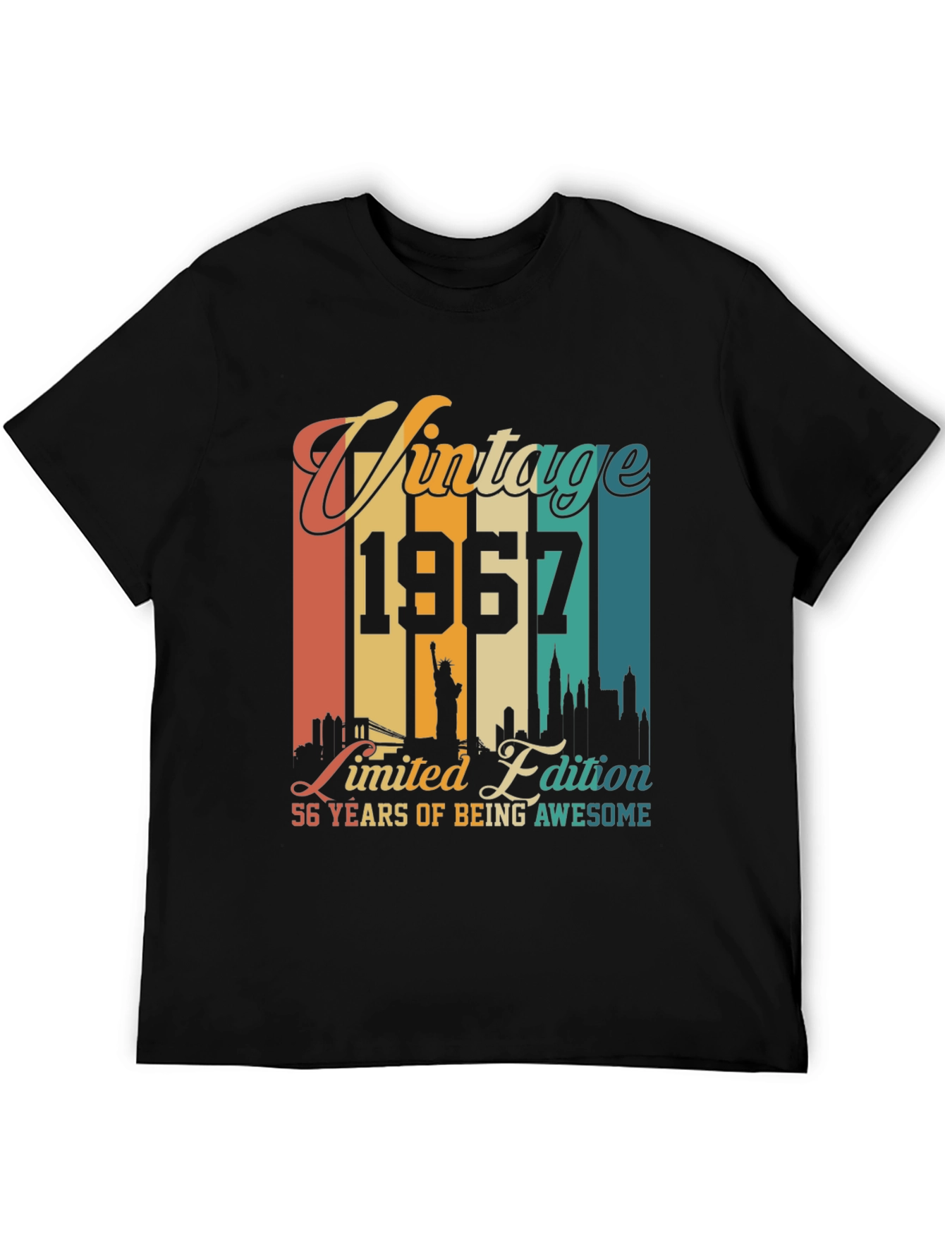 Vintage 1967 Limited Edition 56th Birthday T-Shirt