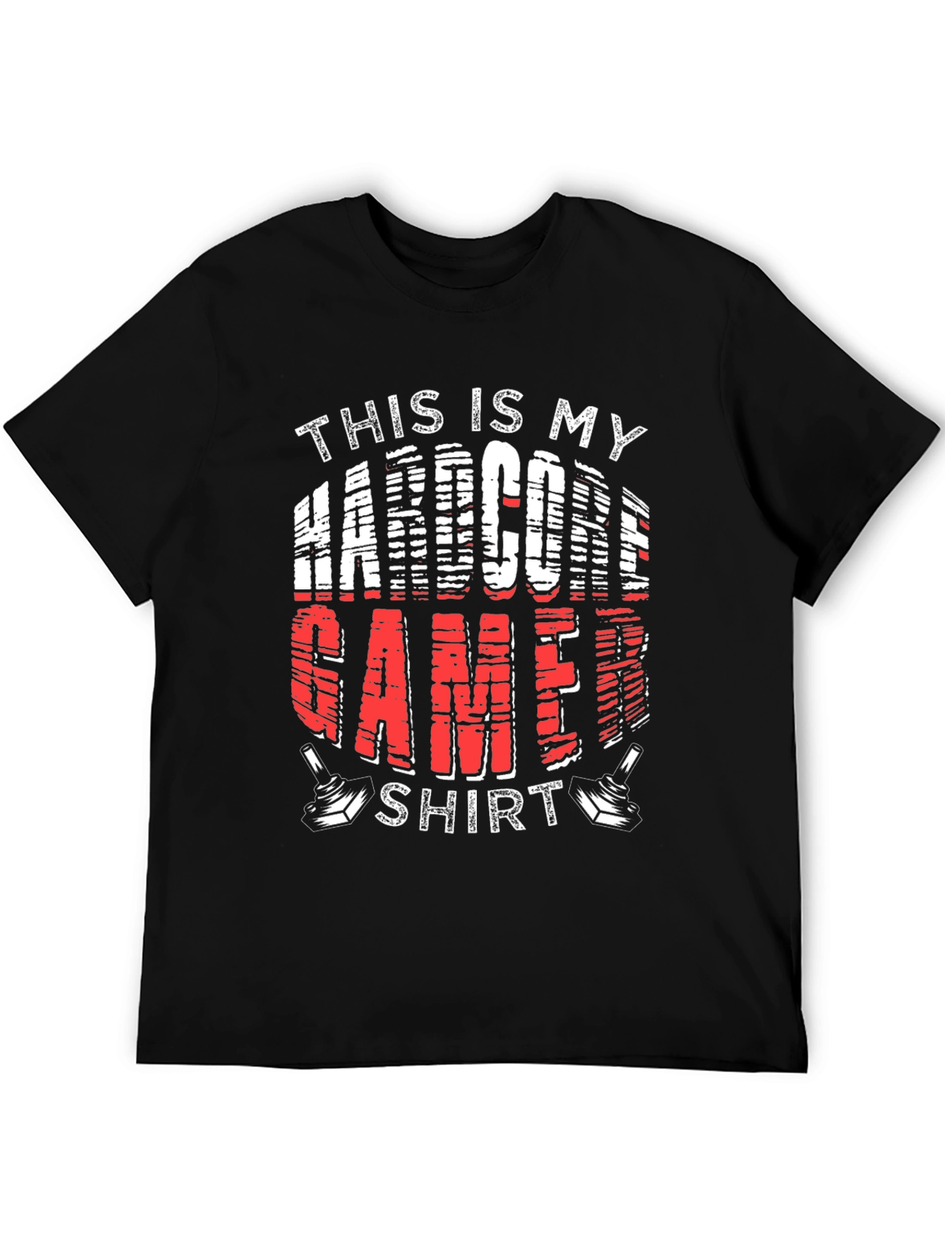 Hardcore Gamer T-Shirt - Black Graphic Tee