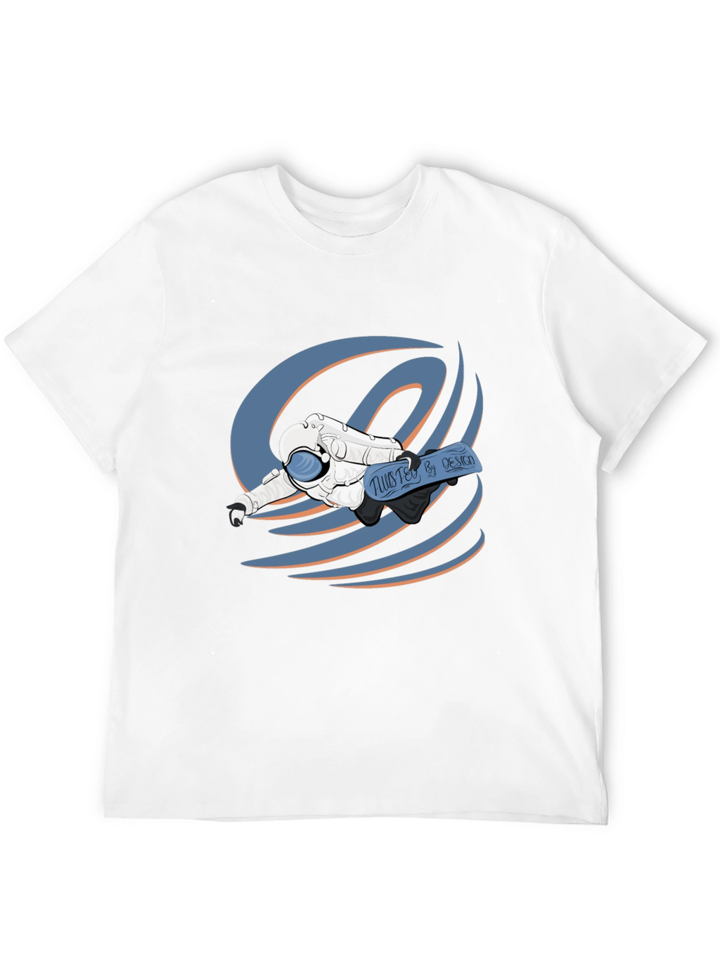 Astronaut Tee: Twisted By Design Black T-Shirt