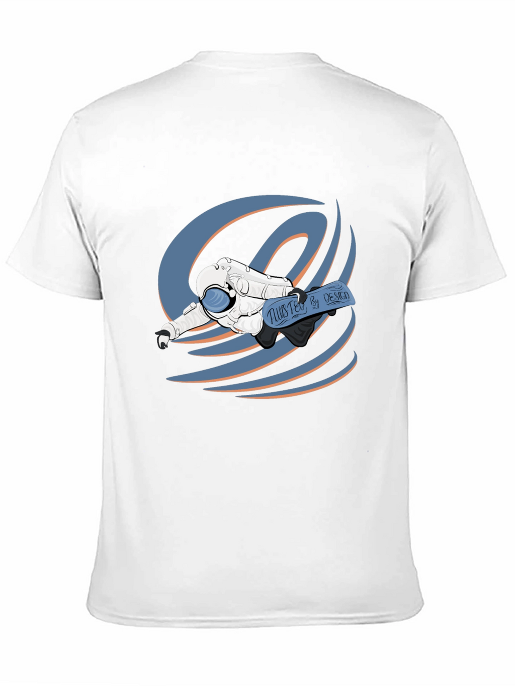 Astronaut Tee: Twisted By Design Black T-Shirt