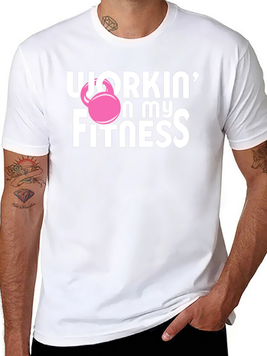 Workin on My Fitness Graphic T-Shirt