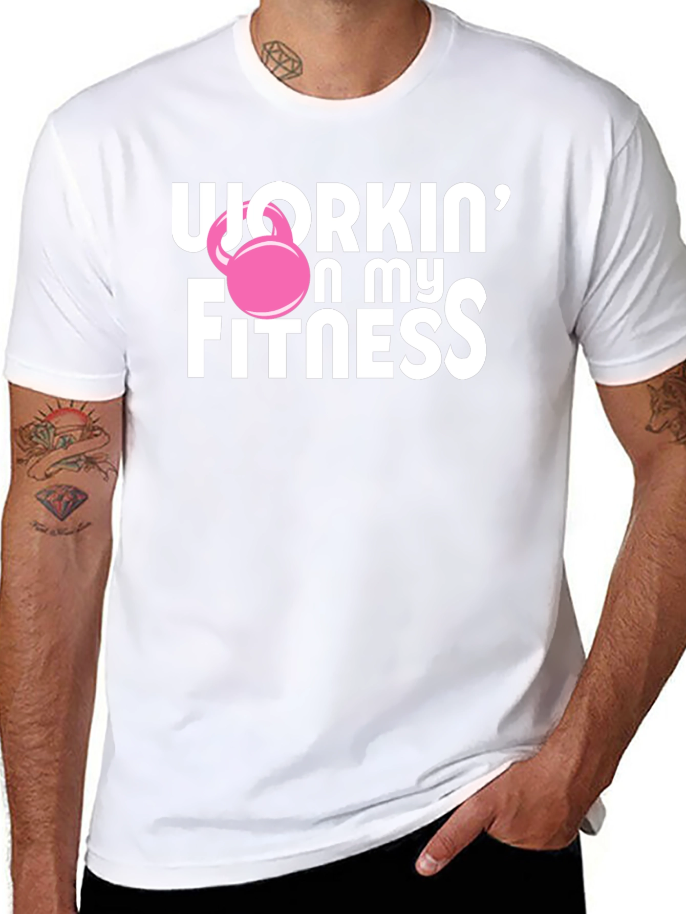 Workin on My Fitness Graphic T-Shirt