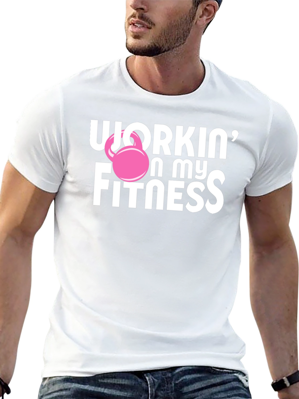 Workin on My Fitness Graphic T-Shirt