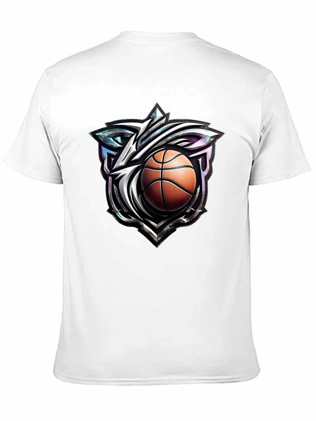 Basketball Wolf Graphic T-Shirt