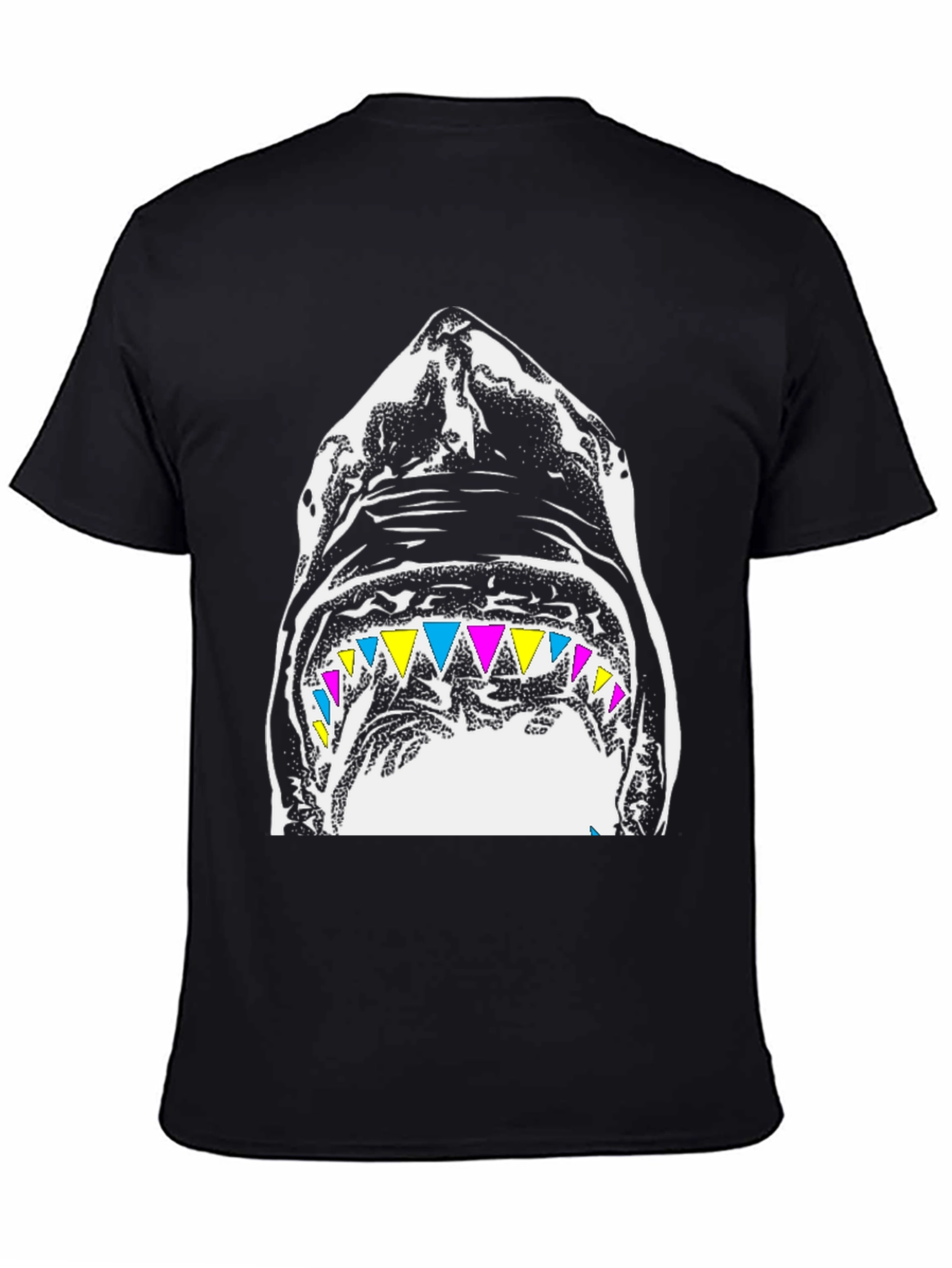 Shark Graphic Black T-Shirt