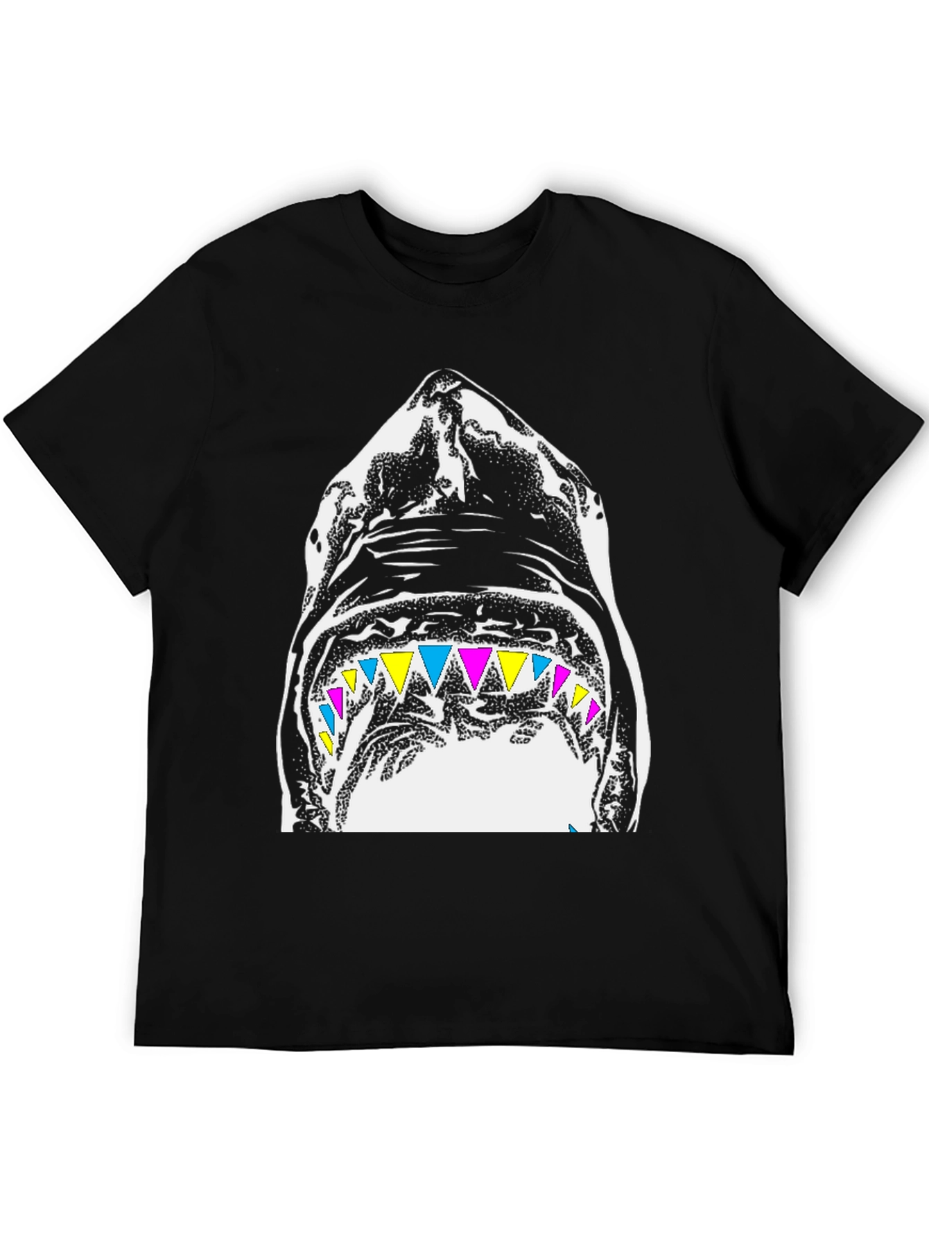 Shark Graphic Black T-Shirt