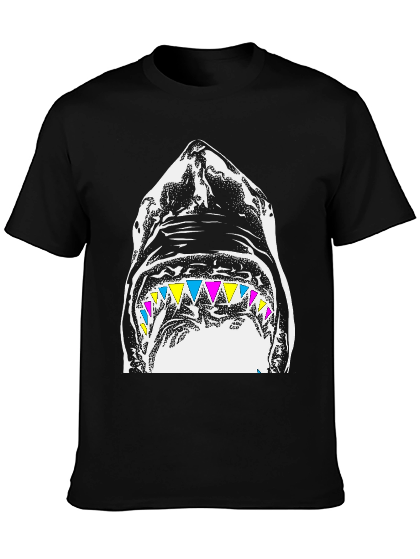 Shark Graphic Black T-Shirt