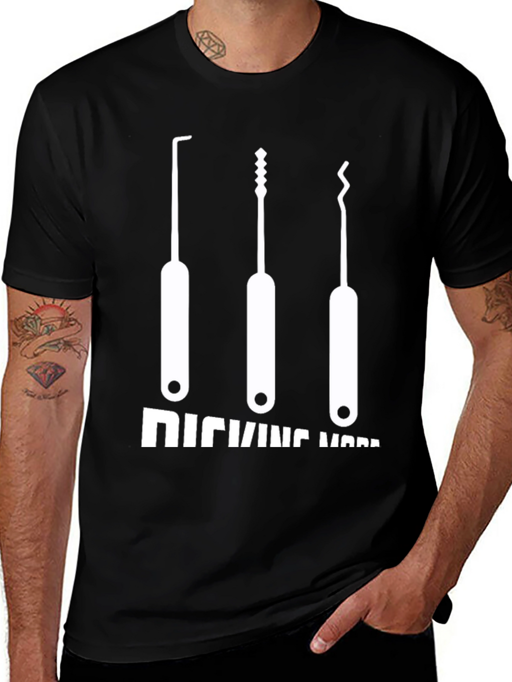 Lock Pick T-Shirt - Novelty Design