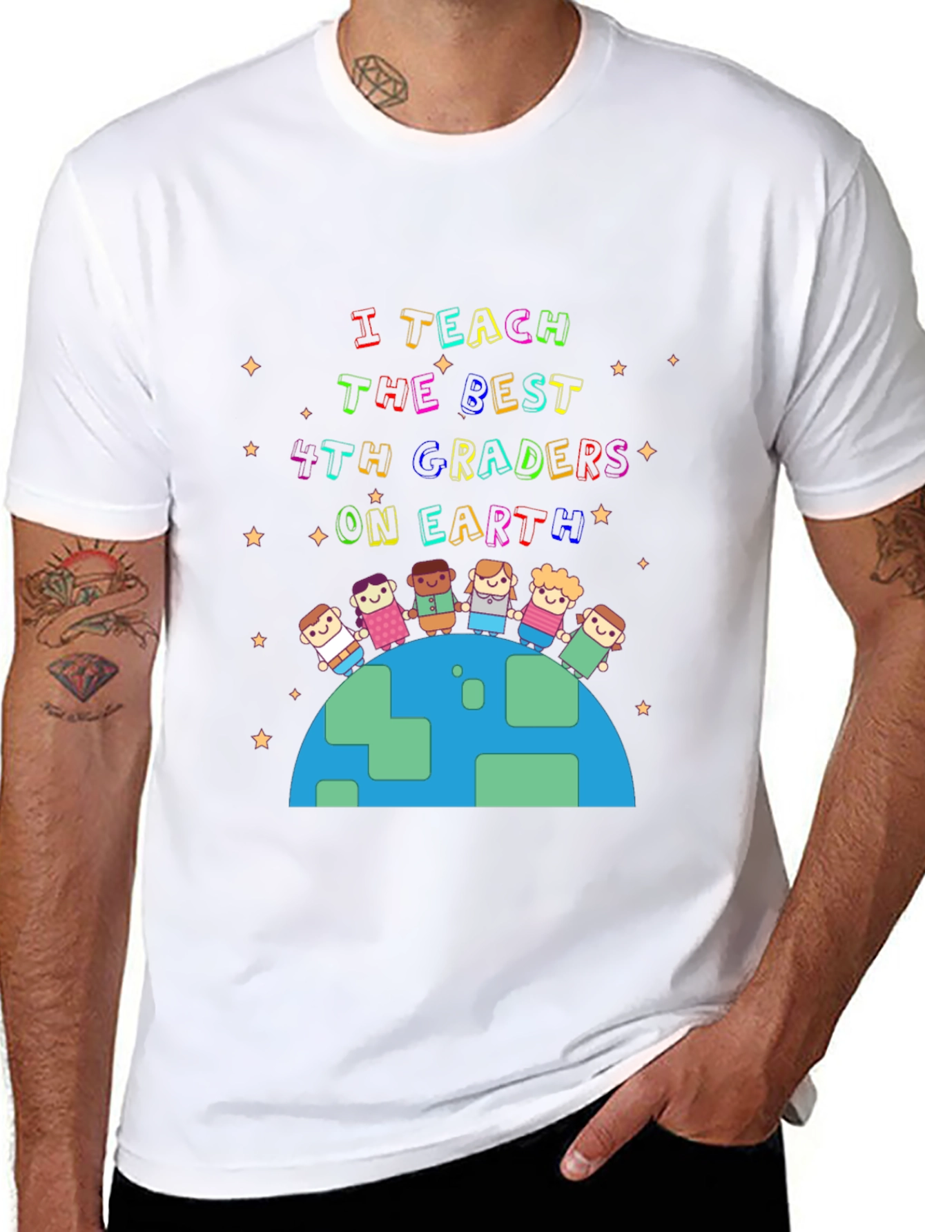 I Teach the Best 4th Graders T-Shirt