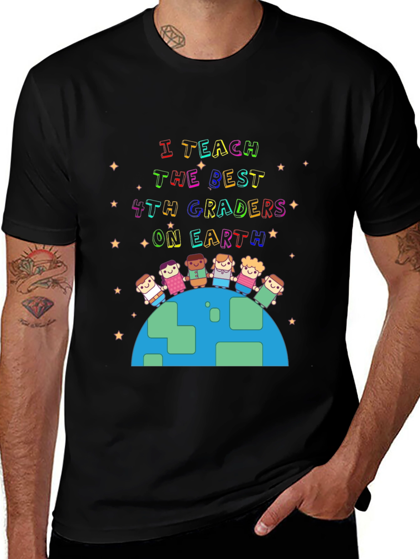 I Teach the Best 4th Graders T-Shirt