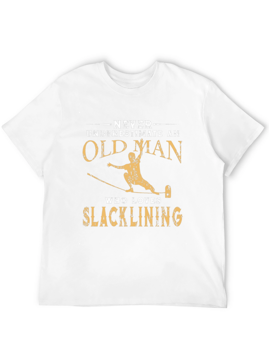 Slacklining Old Man Graphic Tee