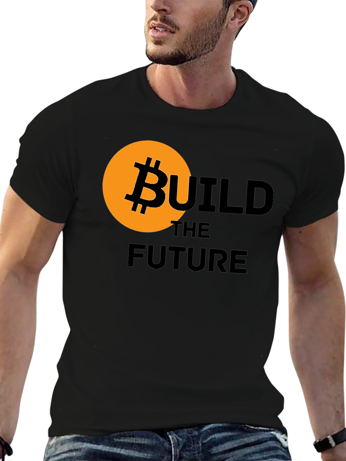 Bitcoin Build the Future Graphic Tee - Black
