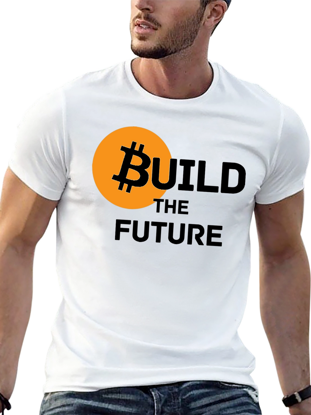 Bitcoin Build the Future Graphic Tee - Black