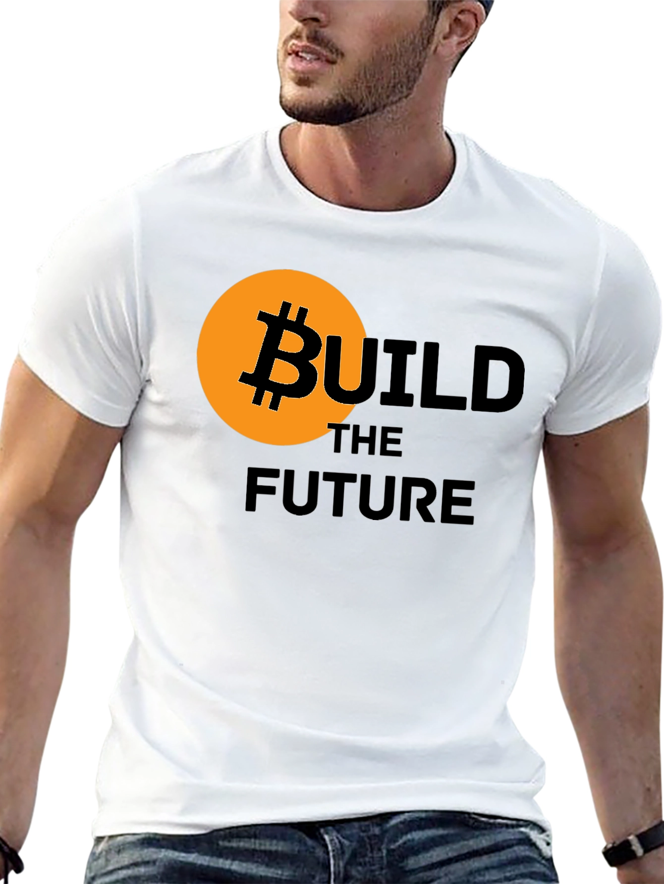 Bitcoin Build the Future Graphic Tee - Black