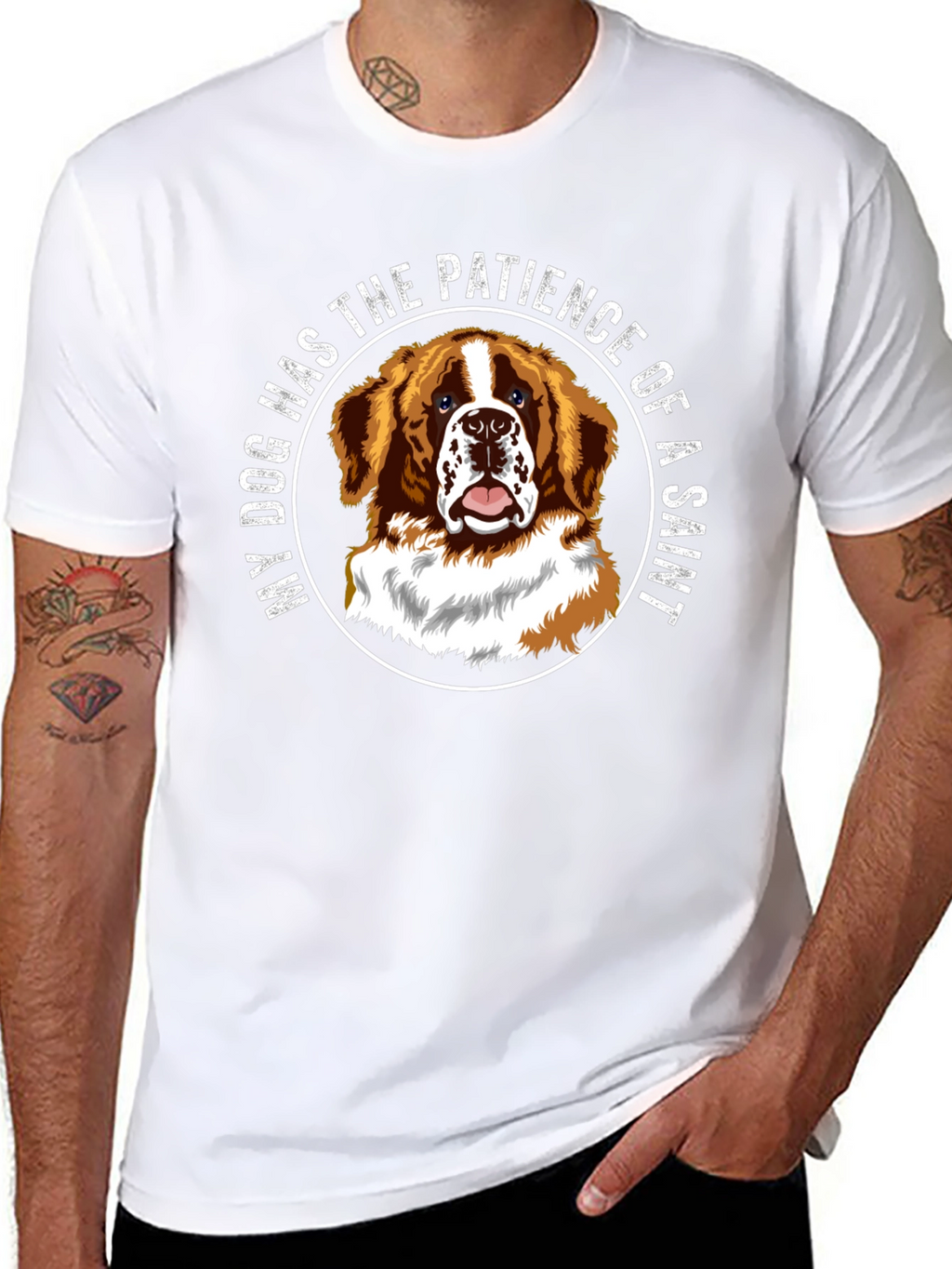 Dog Patience Saint Graphic Tee